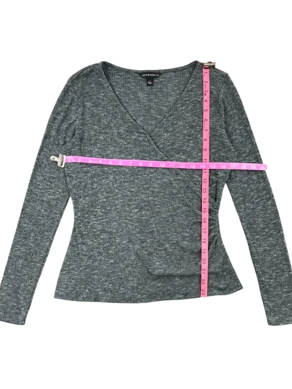 Rock & Republic‎ Long Sleeve Wrap Top